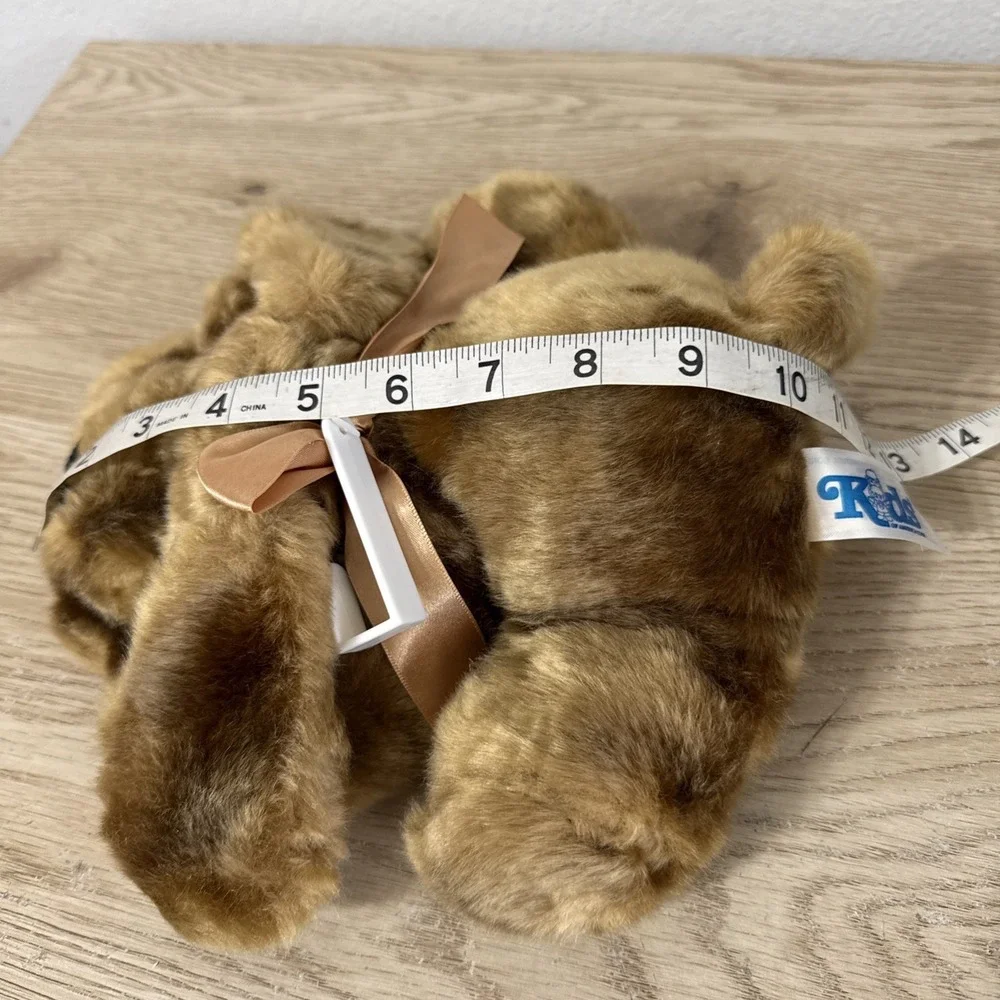 Kids Of America Hound Dog Puppy Light Brown Beige Soft Stuffed 10